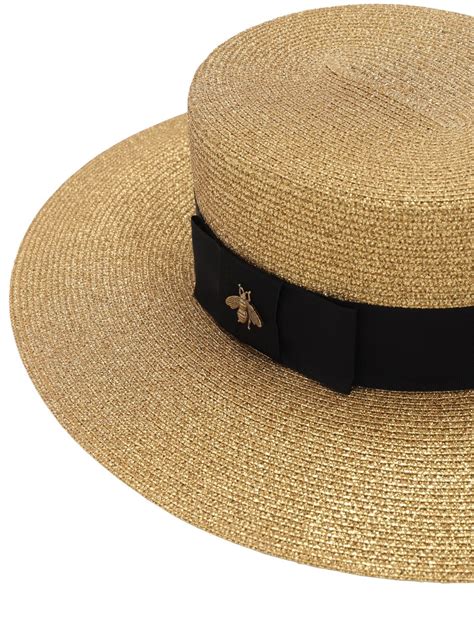 gucci straw hat with ribbon|gucci inspired straw hat.